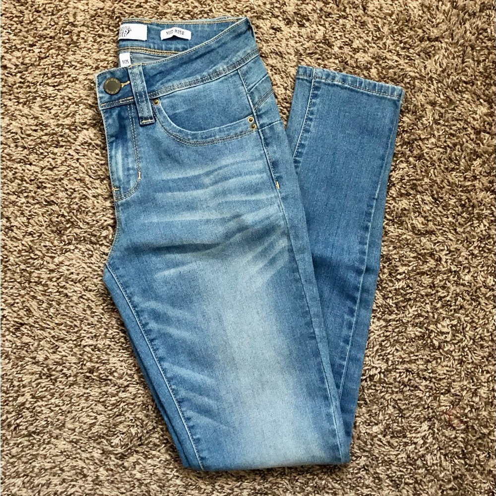 Mid Rise Skinny Jeans